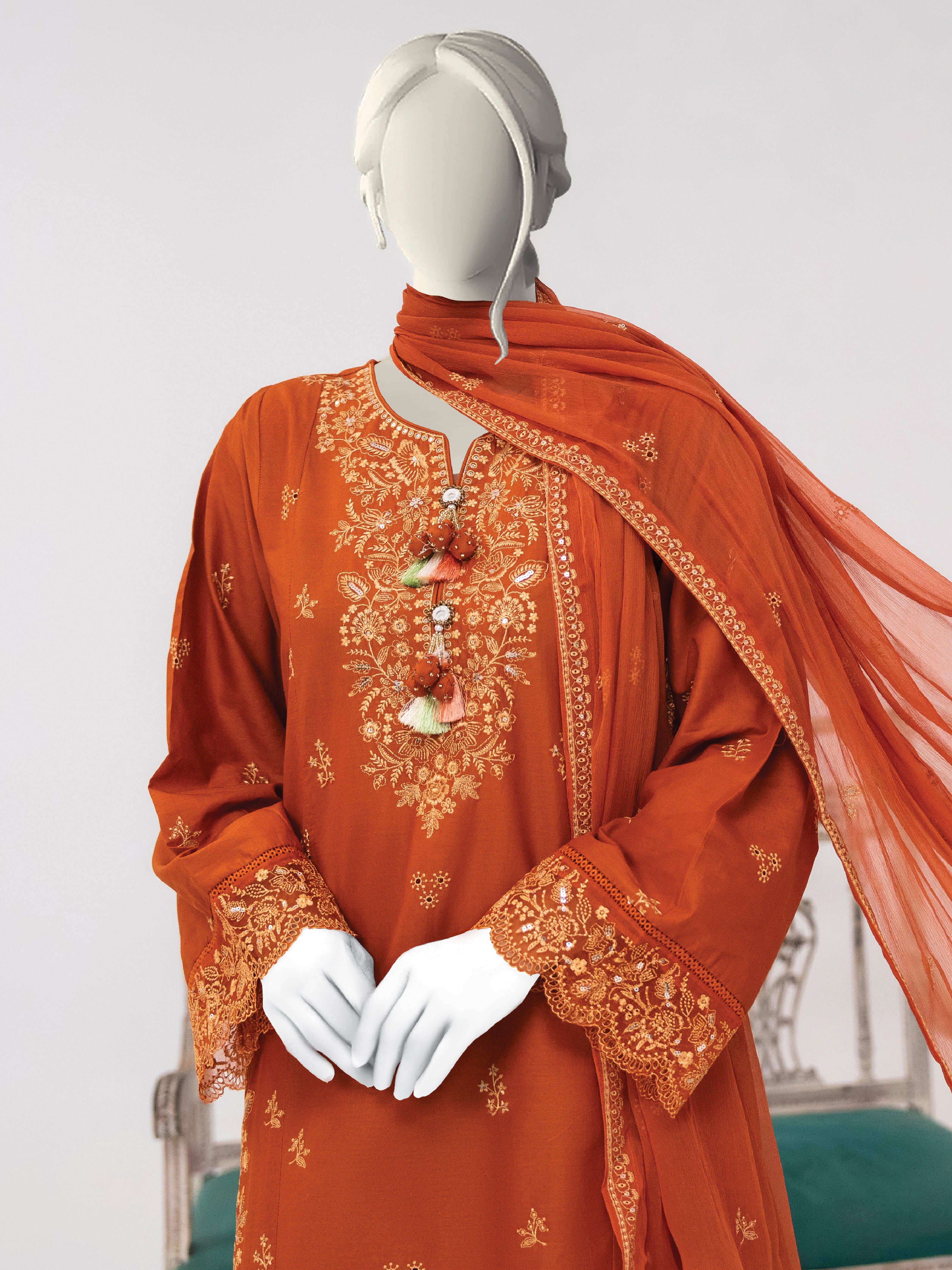Embroidered Lawn | Stitched