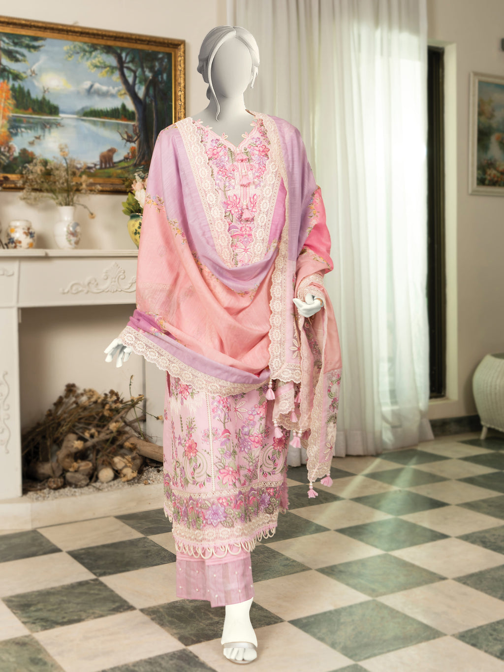 Pink Serenity | Stitched