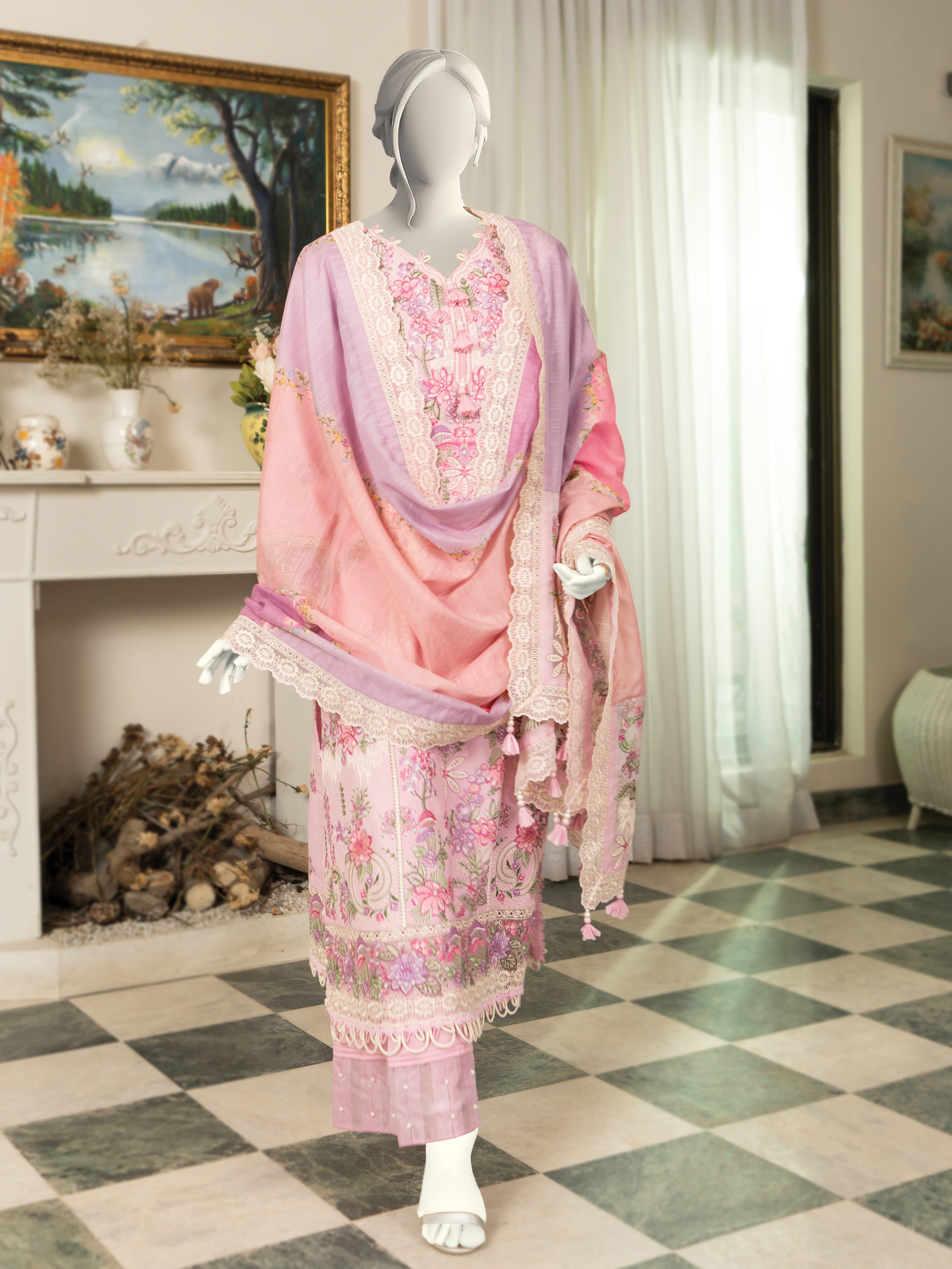 Pink Serenity | Stitched
