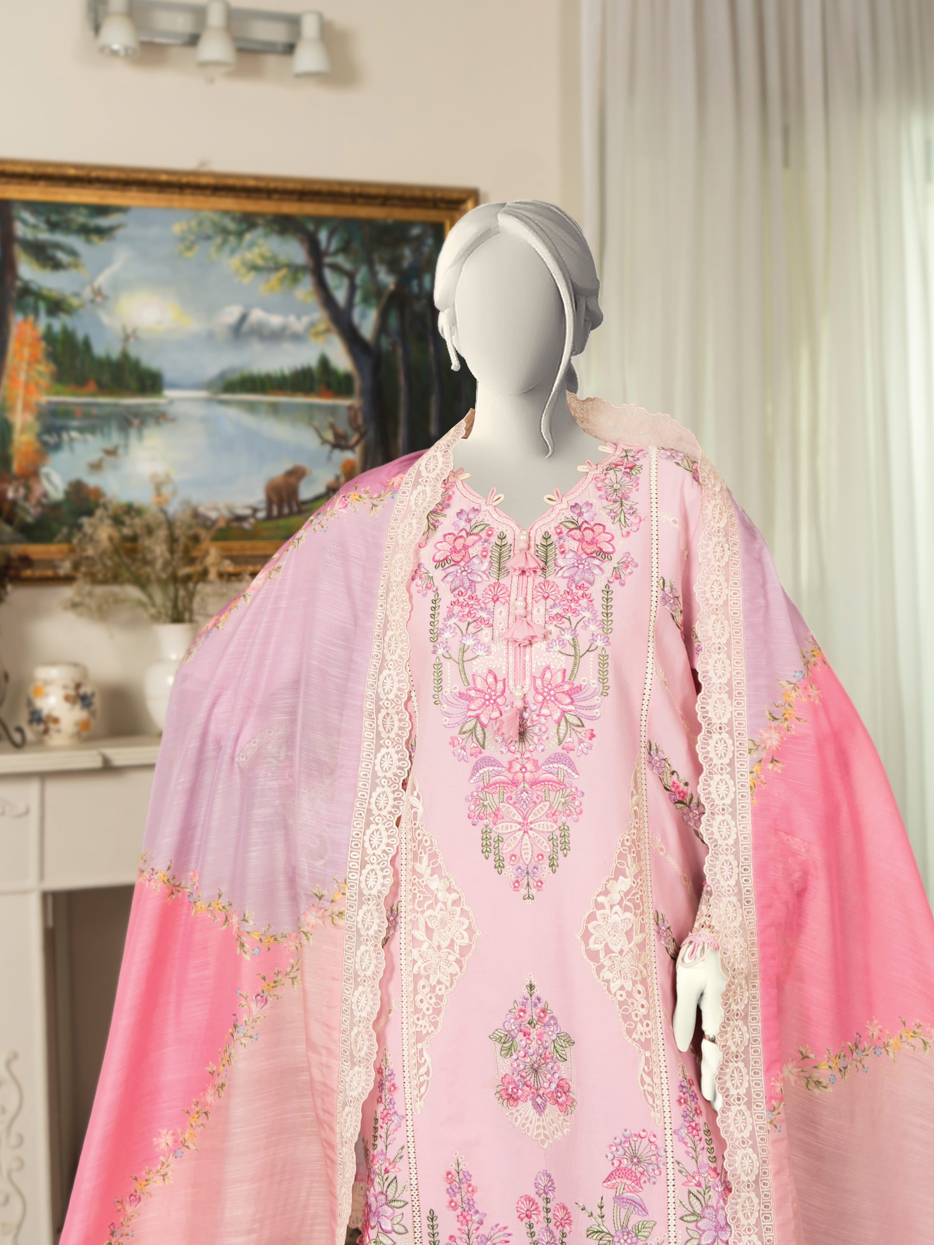 Pink Serenity | Stitched