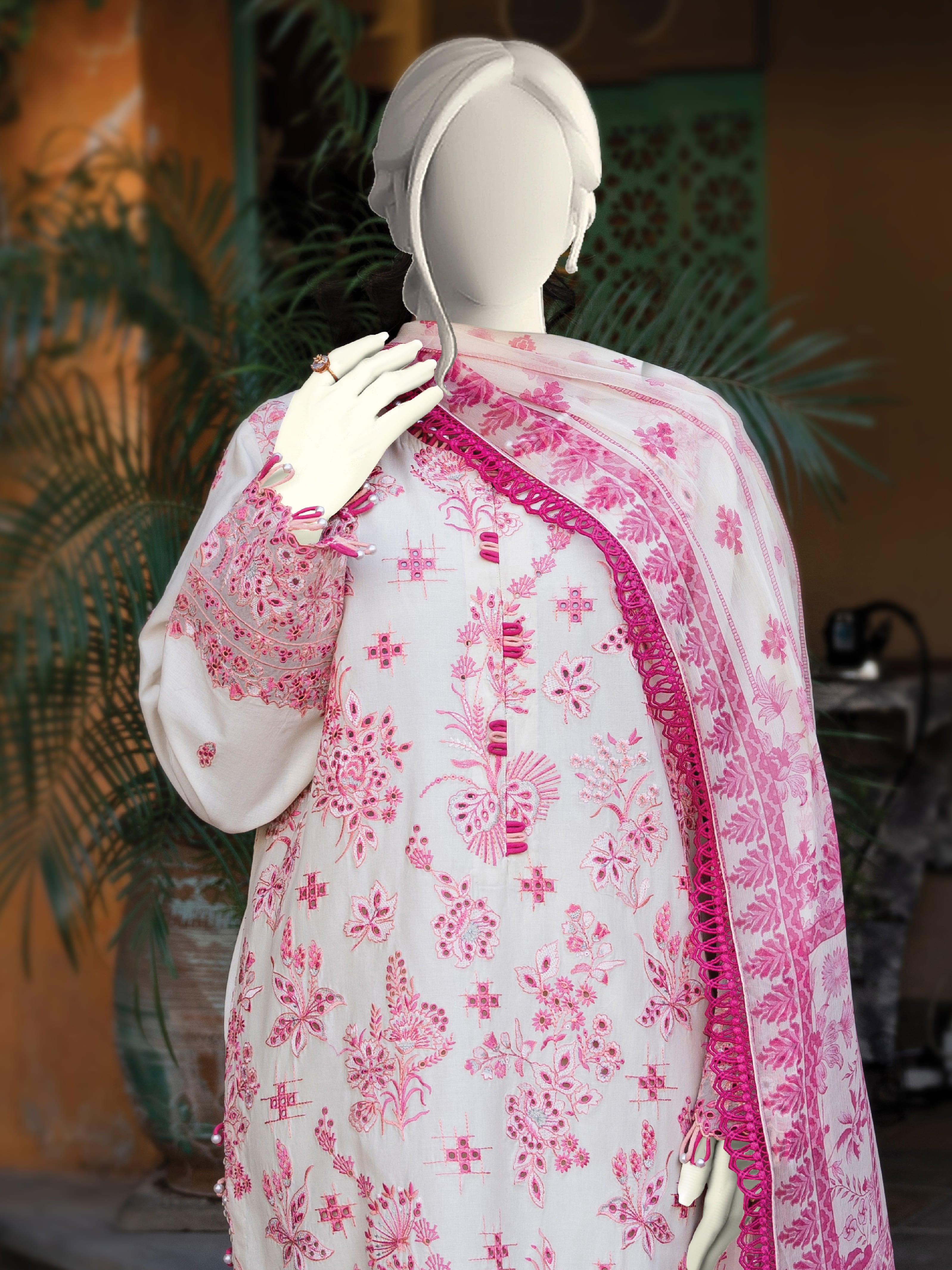 Pale Elegance | Unstitched