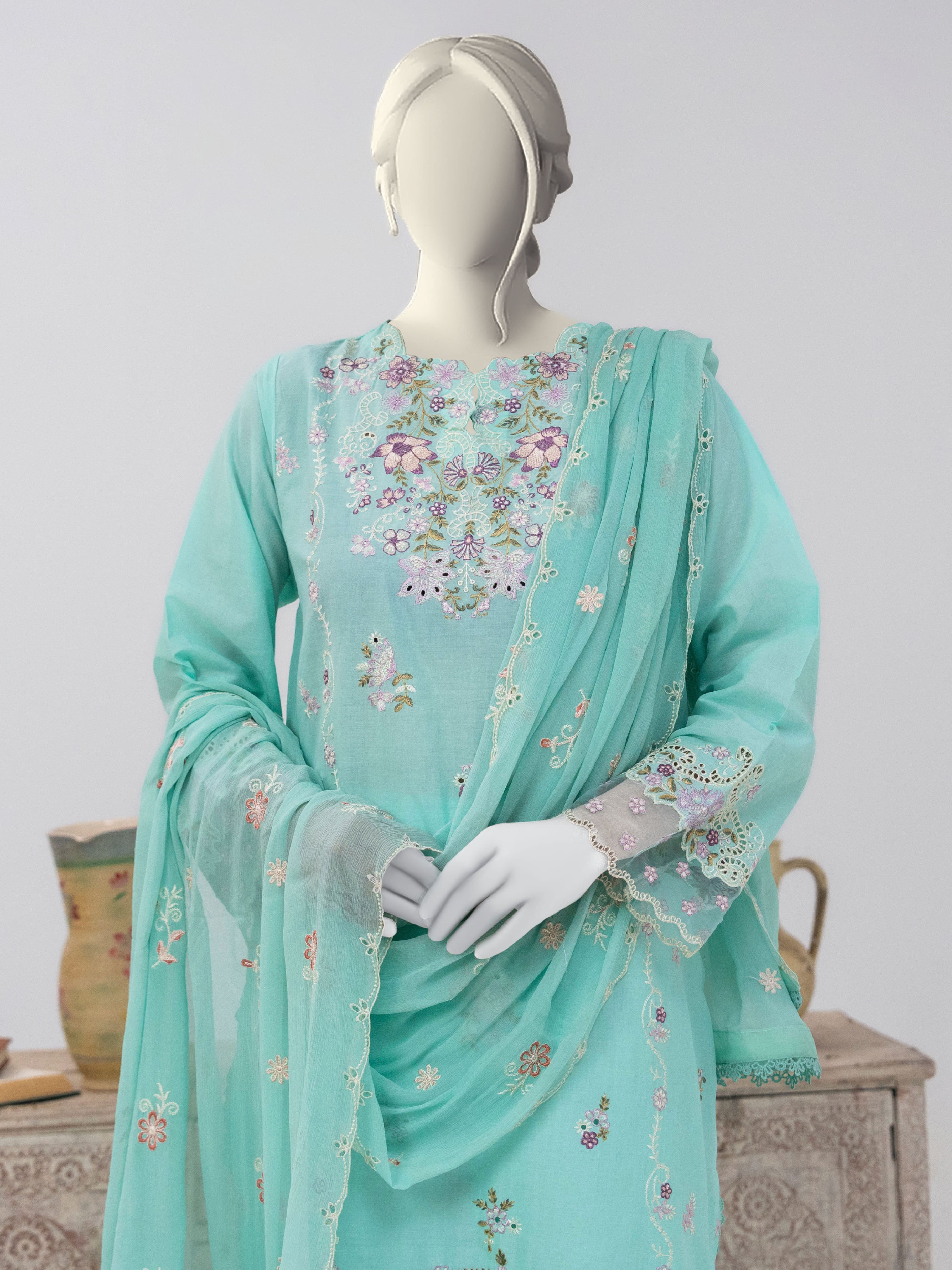 Embroidered Lawn | Stitched