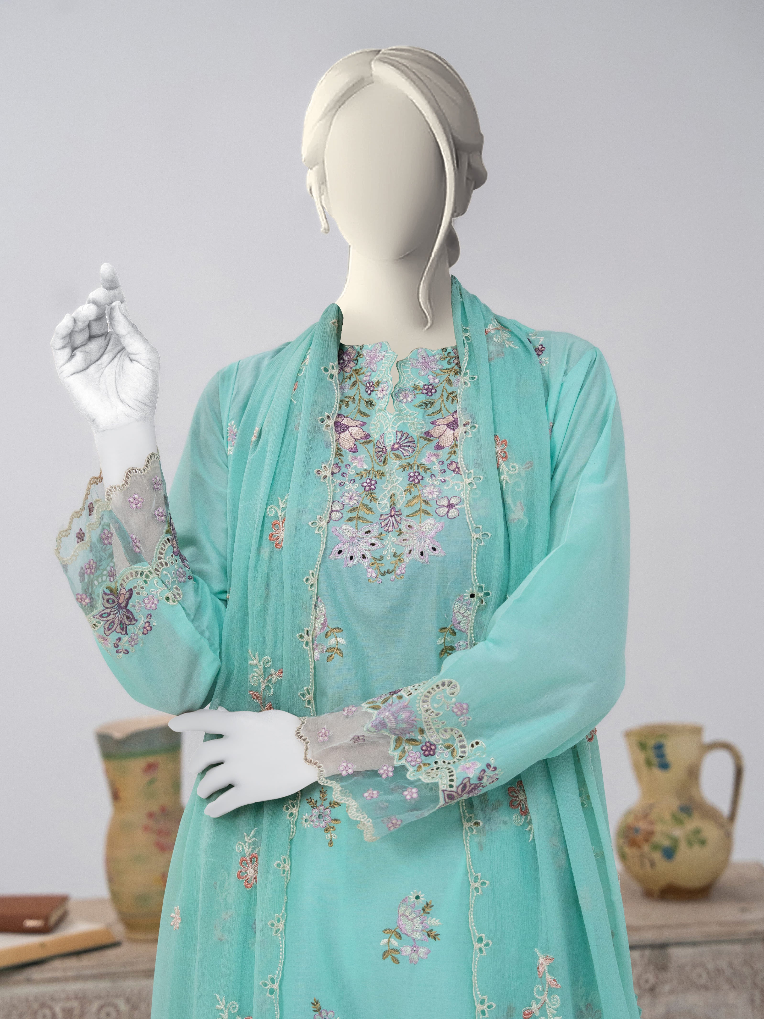 Embroidered Lawn | Stitched
