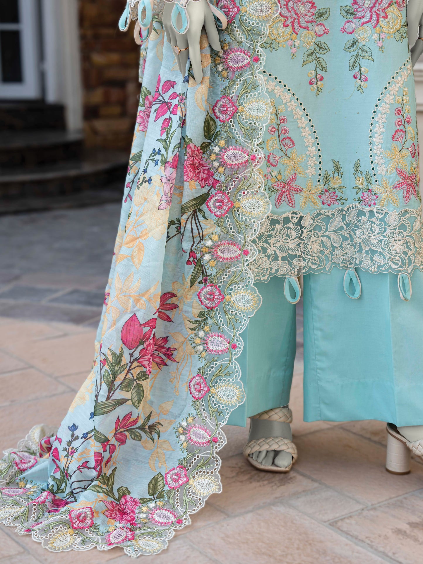 Aqua Iris | Unstitched
