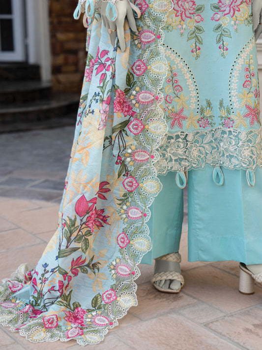 Aqua Iris | Unstitched