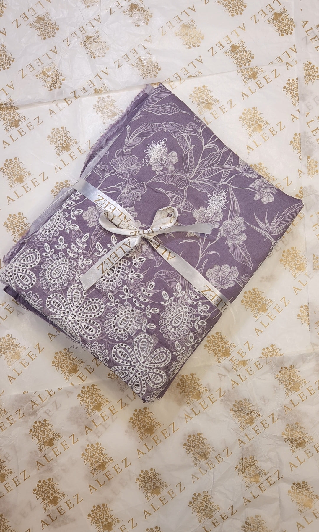 3PC - Unstitched Embroidered & Printed